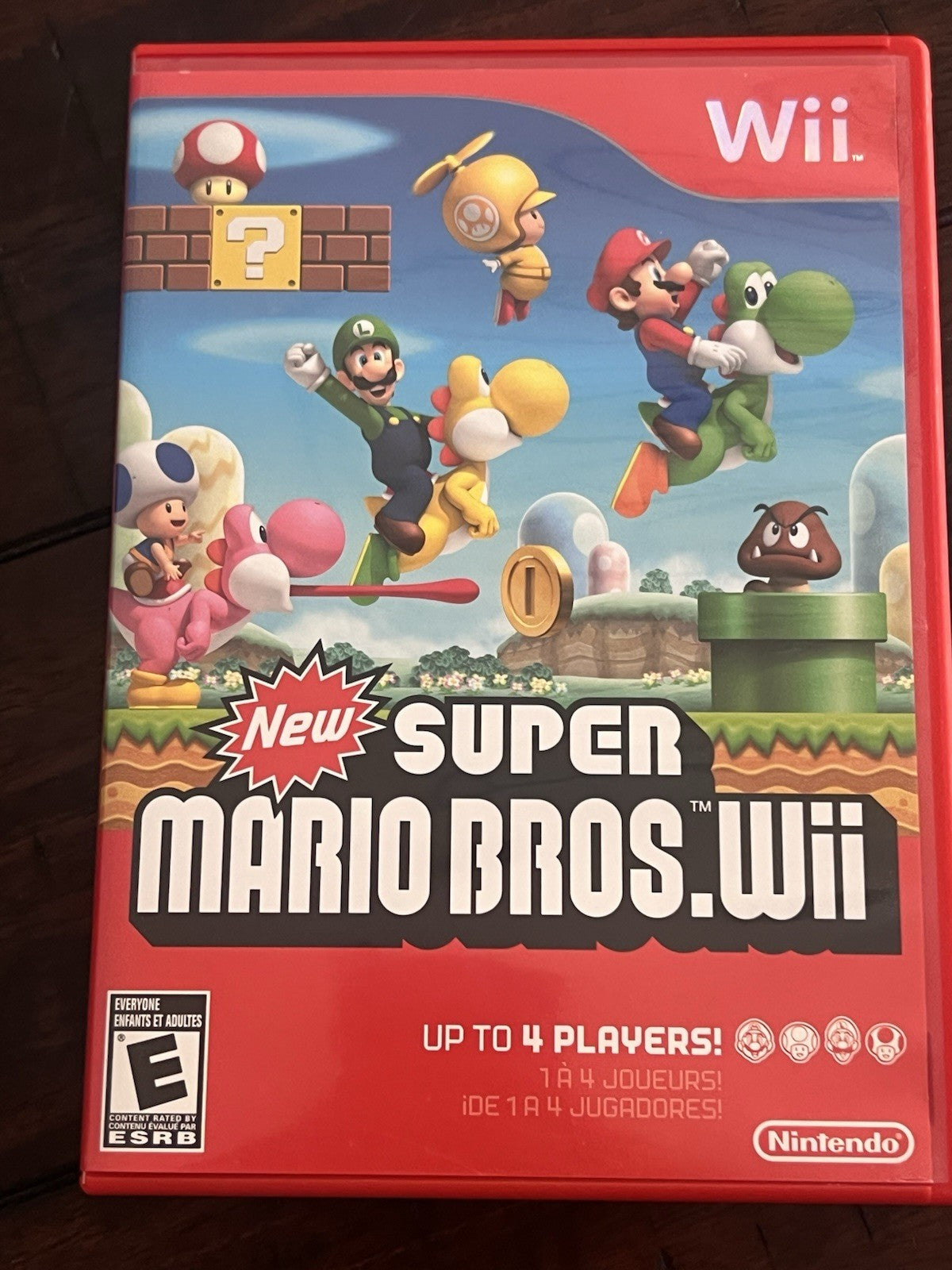 New Super Mario Bros. Wii (Nintendo Wii, 2009) NO MANUAL