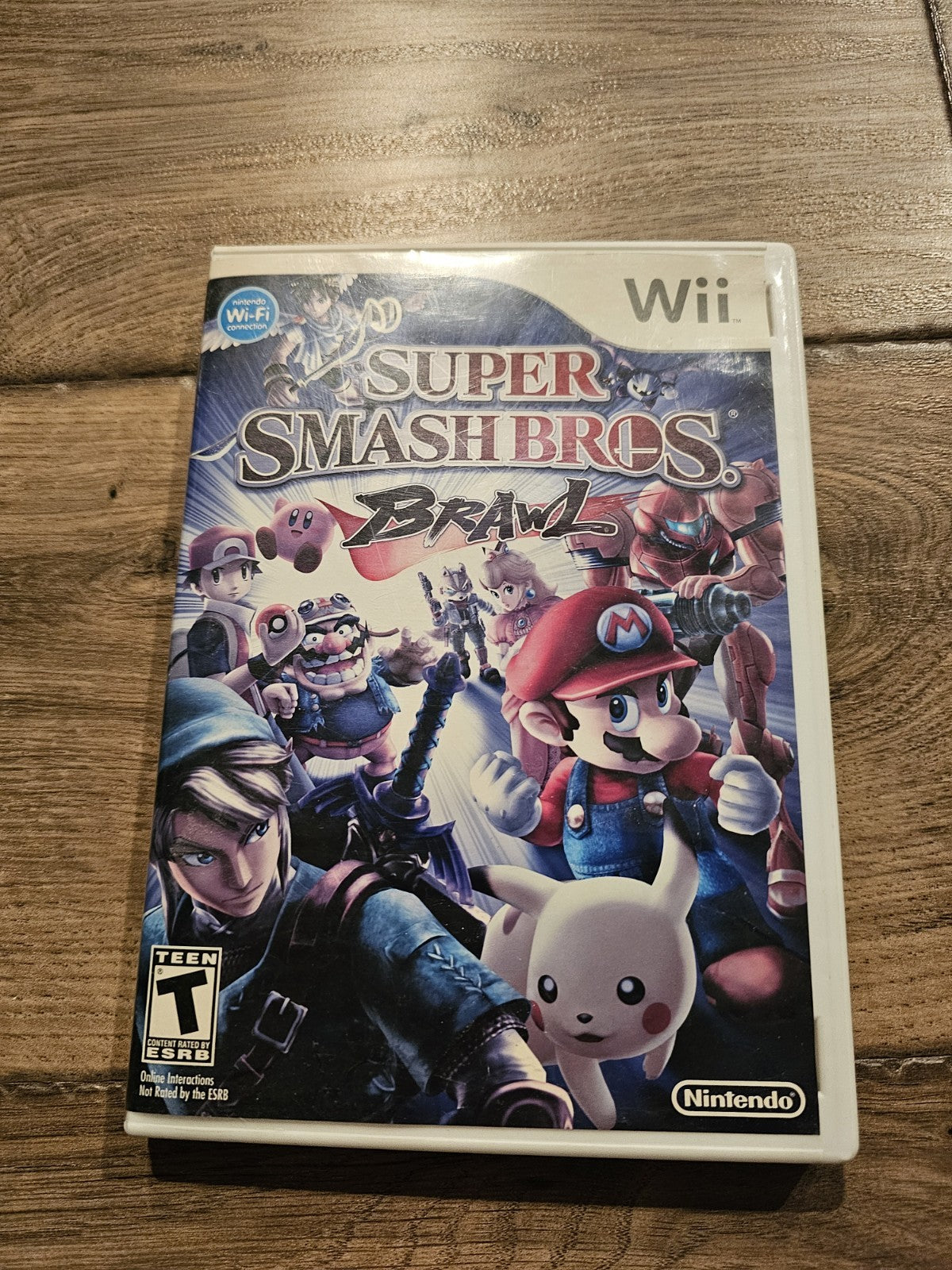 Super Smash Bros. Brawl (Nintendo Wii, 2008) NO MANUAL