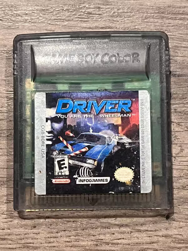 Driver: You Are The Wheelman (Nintendo Game Boy Color GBC, 2000) CART ONLY