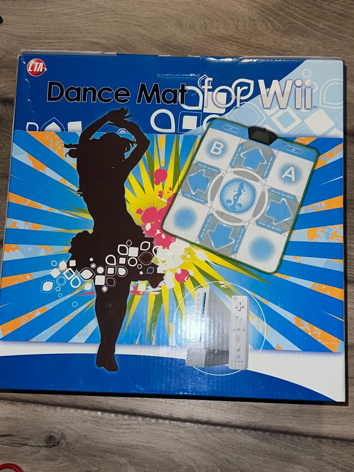 Wii Dance Dance Revolution DDR Mat CTA Wired Dance Pad Nintendo Wii Tested CIB