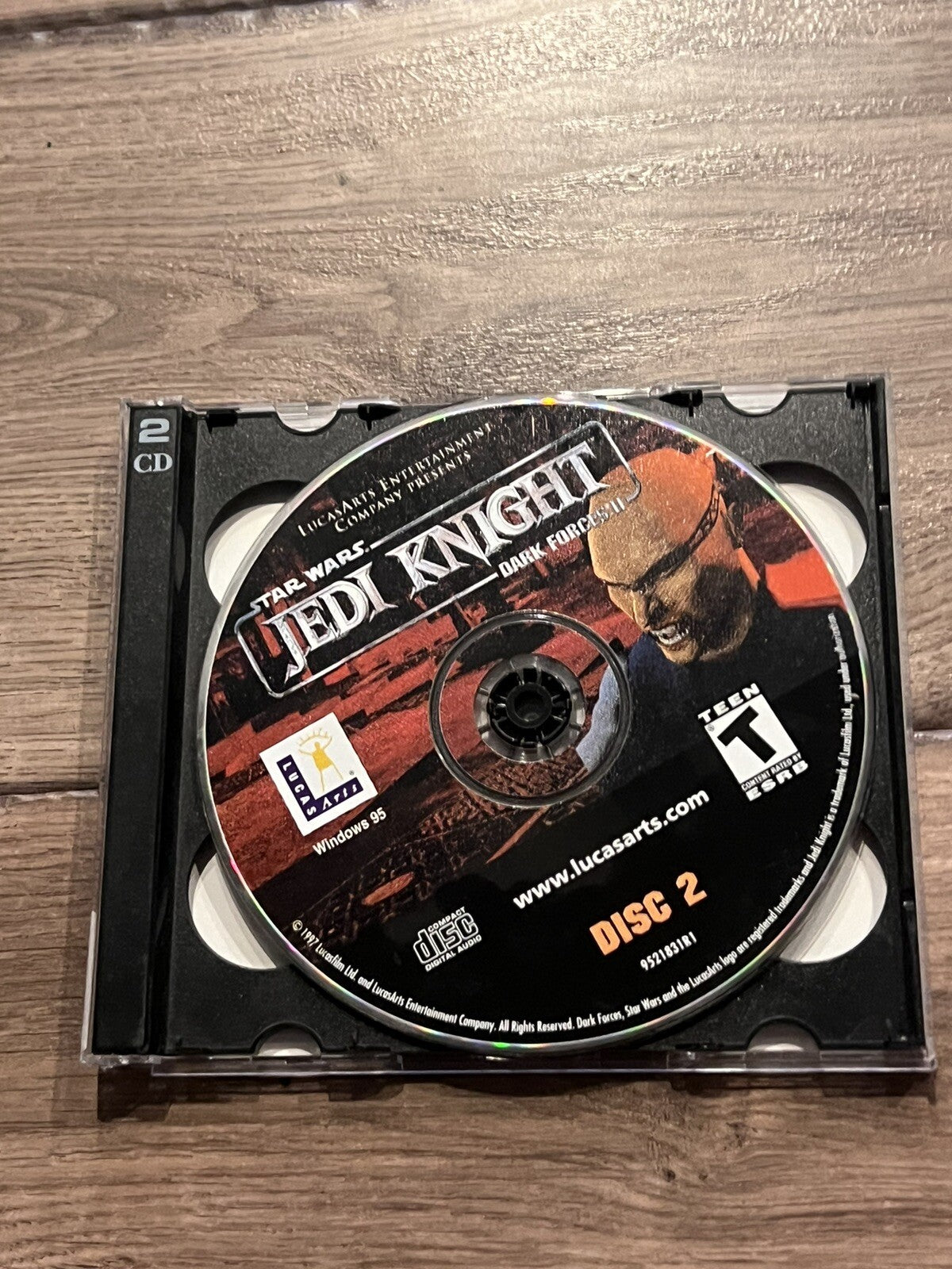 Star Wars Jedi Knight Dark Forces II 2 (PC CD-Rom, 1997) NO ARTWORK