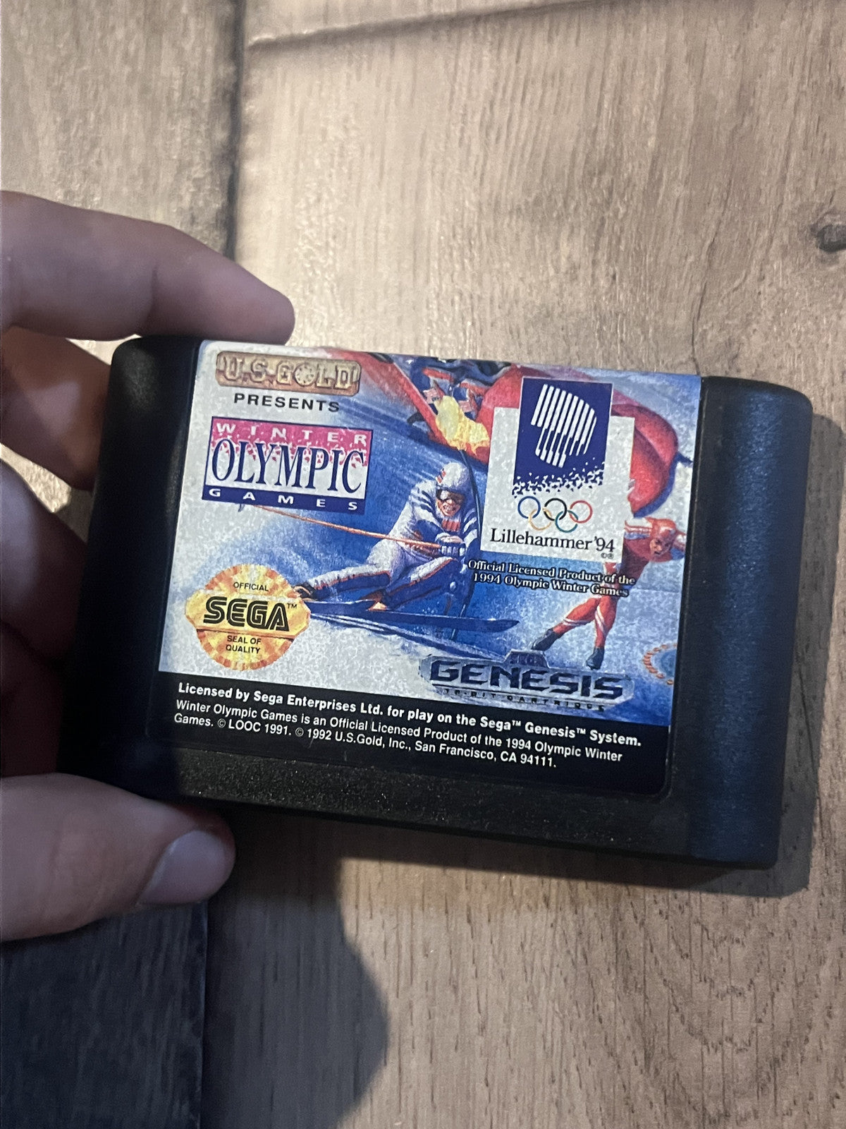 Winter Olympic Games Lillehammer 94 (Sega Genesis, 1993) CART ONLY