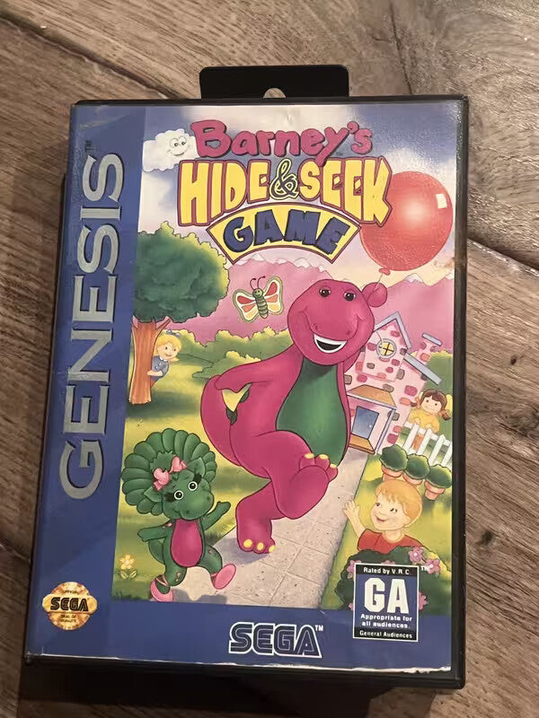Barney Hide and Seek (Sega Genesis, 1993) CIB