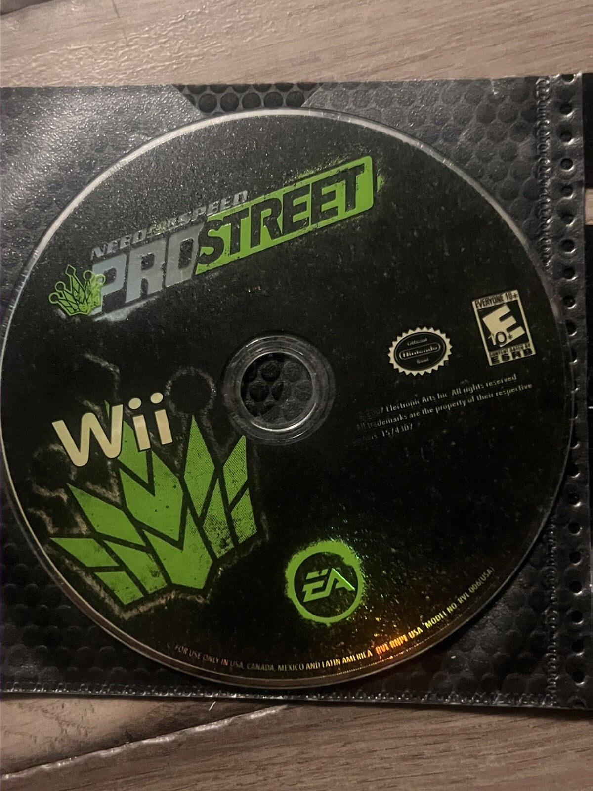 Need for Speed: ProStreet (Nintendo Wii, 2007) DISC ONLY