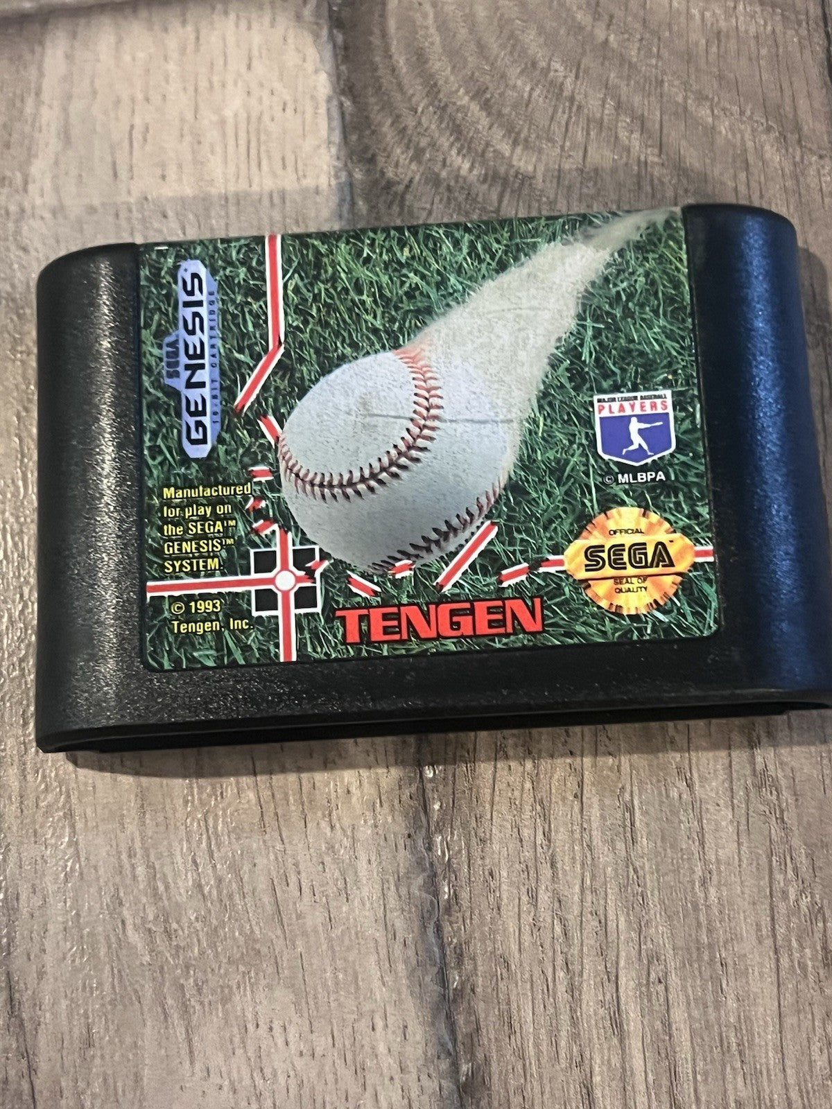 RBI Baseball 93 (Sega Genesis, 1993) CART ONLY