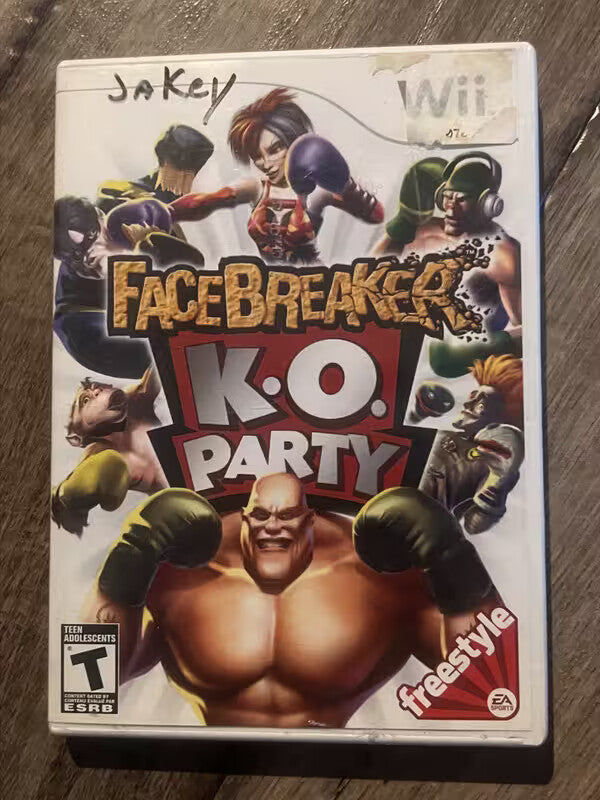 FaceBreaker K.O. Party (Nintendo Wii, 2008) CIB