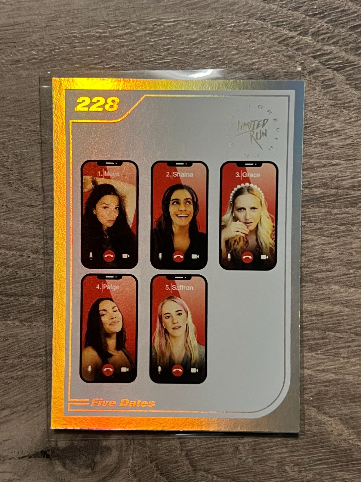 Limited Run Games Silver Trading Card Series 2 228 #228: Five Dates