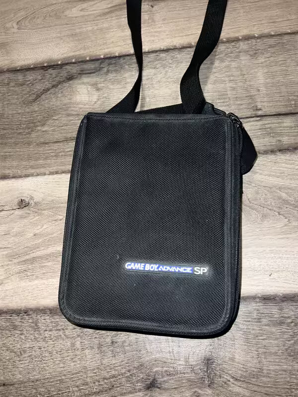 Authentic Carrying Case for Nintendo GameBoy Advance SP Black Bag A.L.S. 2005