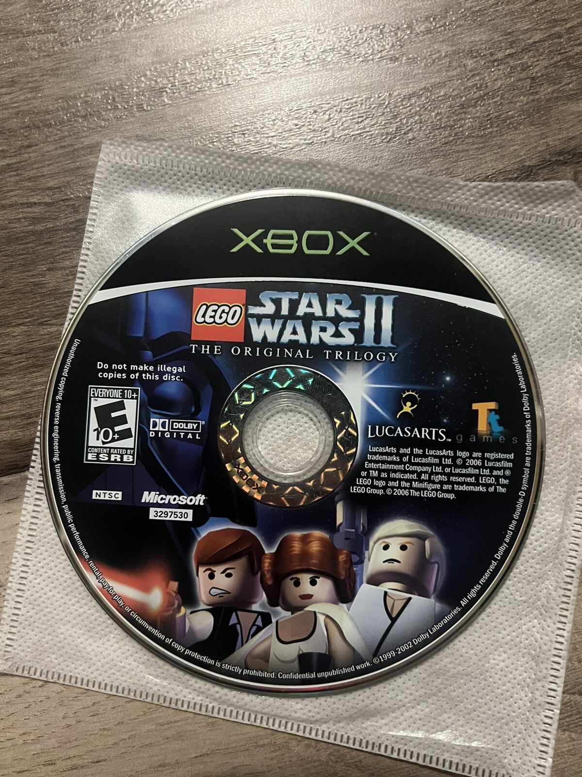 LEGO Star Wars II: The Original Trilogy (Microsoft Xbox, 2006) DISC ONLY