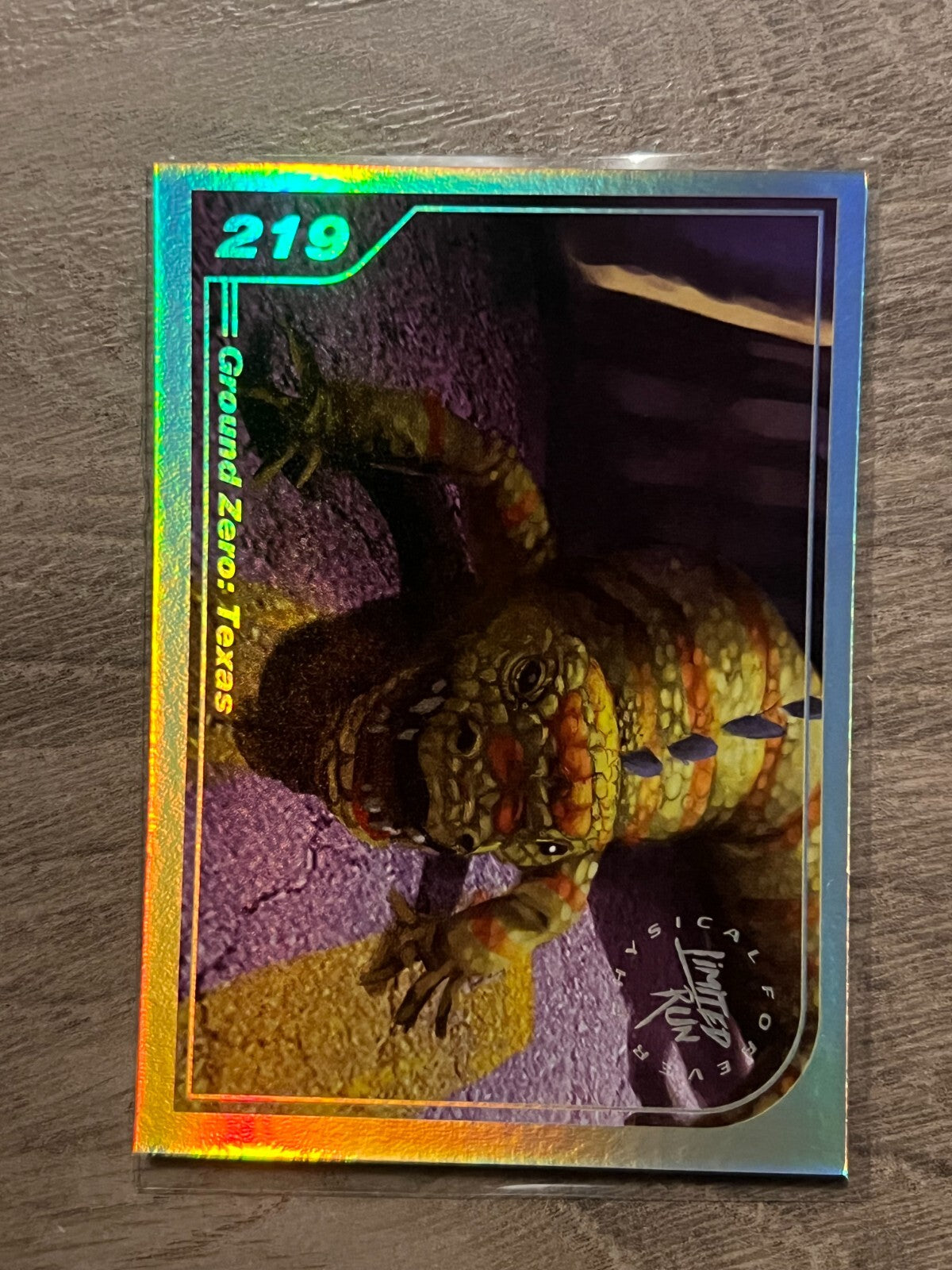 Limited Run Games Silver Trading Card Series 2 219 #219: Ground Zeros Texas