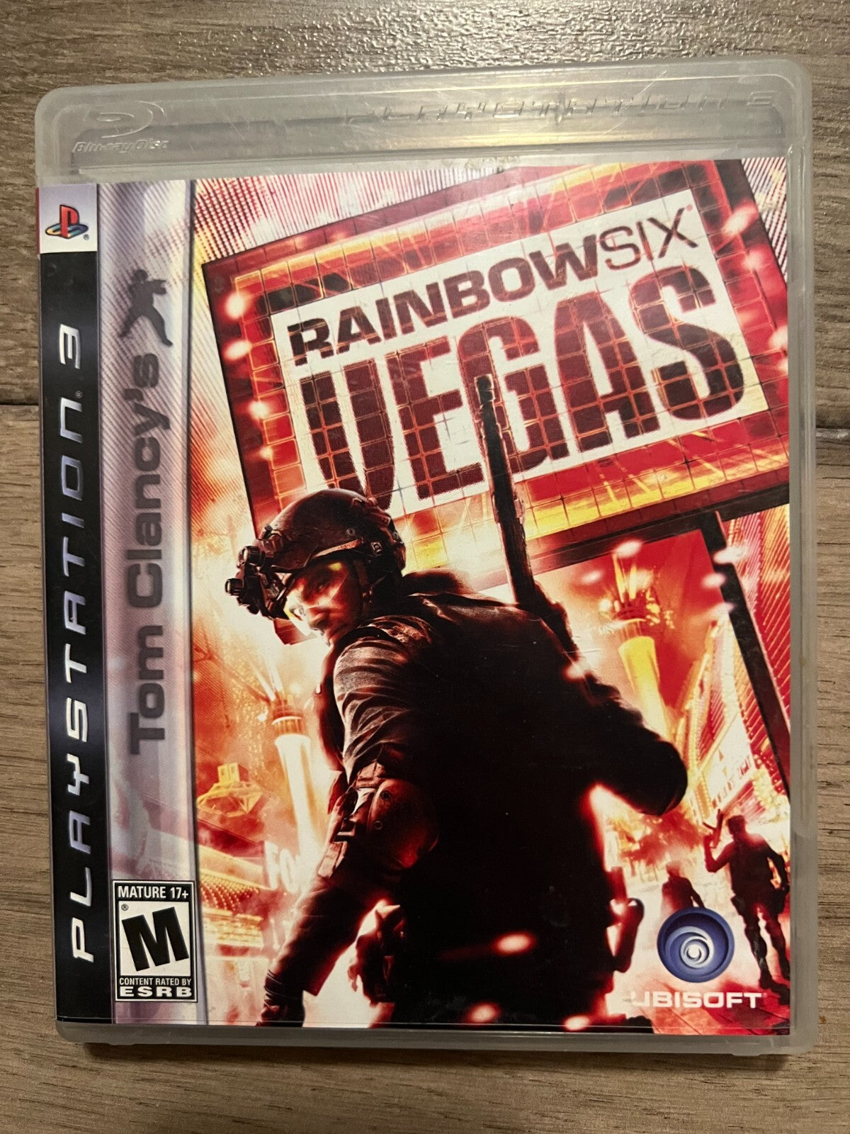 Tom Clancy's Rainbow Six: Vegas (Sony PlayStation 3, 2007) NO MANUAL