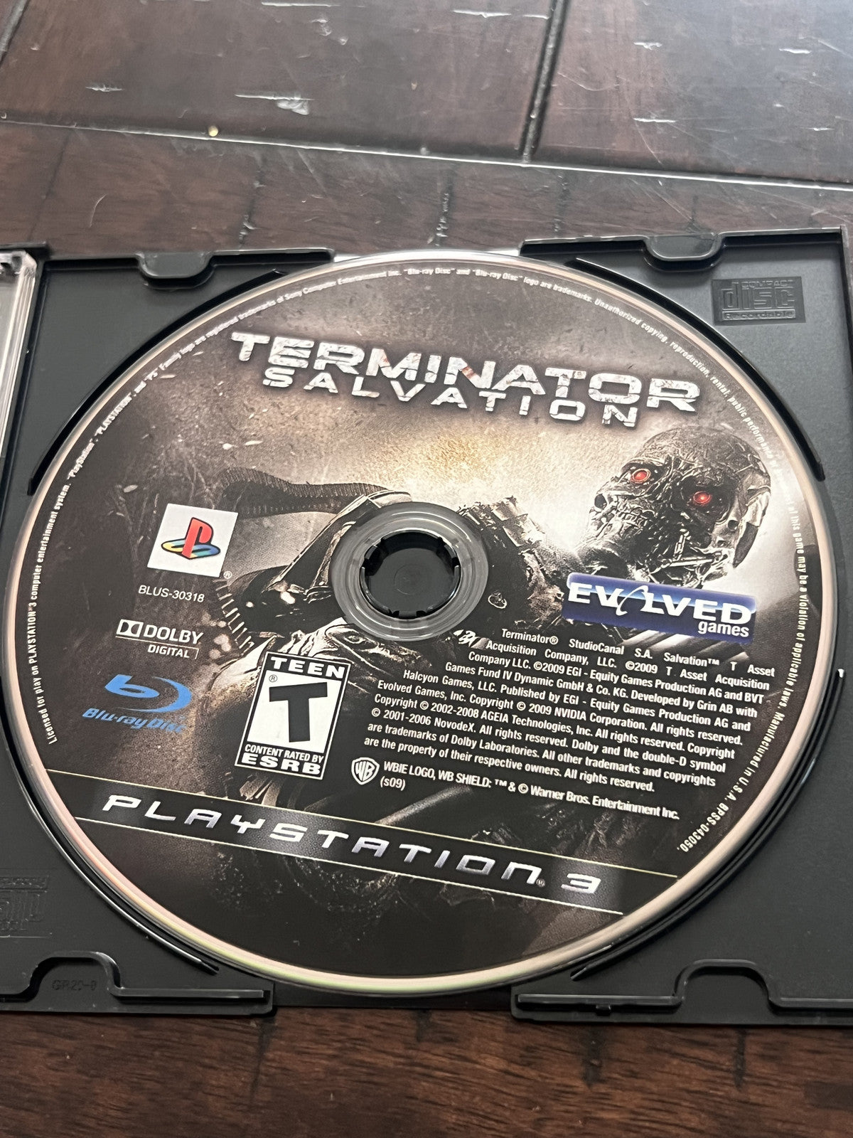 Terminator Salvation (Sony Playstation 3 PS3, 2009) DISC ONLY