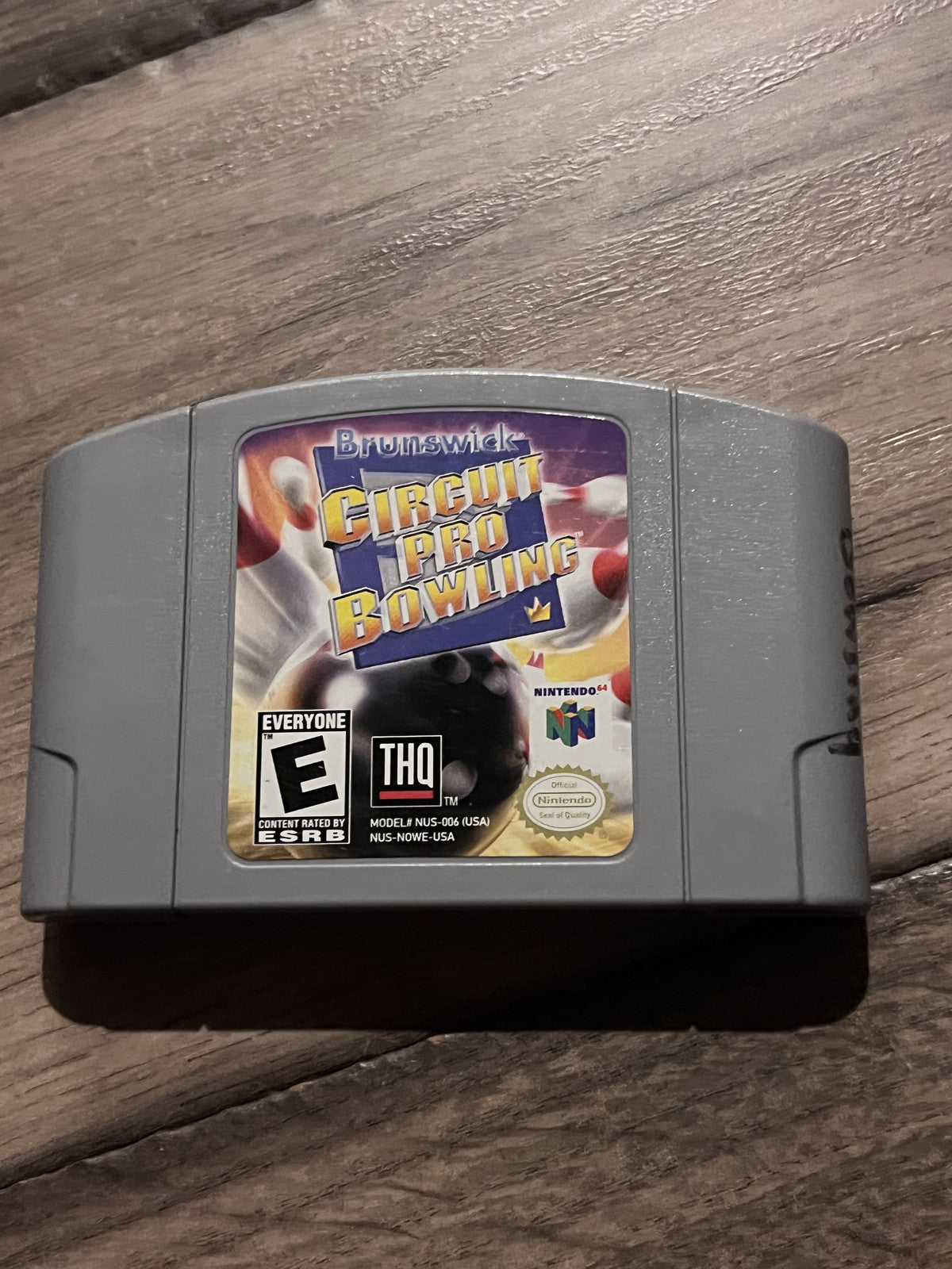 Brunswick Circuit Pro Bowling (Nintendo 64 N64, 1999) CART ONLY