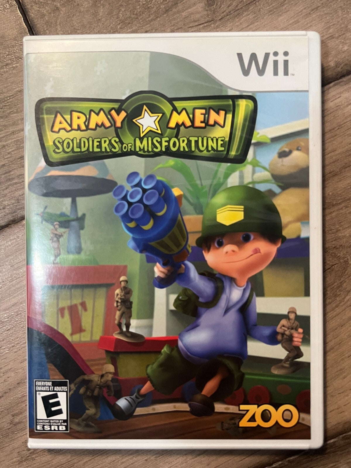 Army Men: Soldiers of Misfortune (Nintendo Wii, 2008) CIB