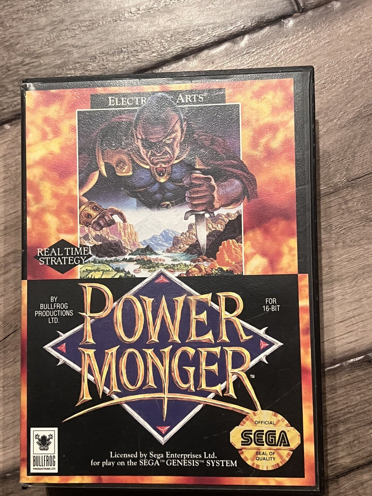 Power Monger Powermonger (Sega Genesis, 1992) CIB COMPLETE IN BOX