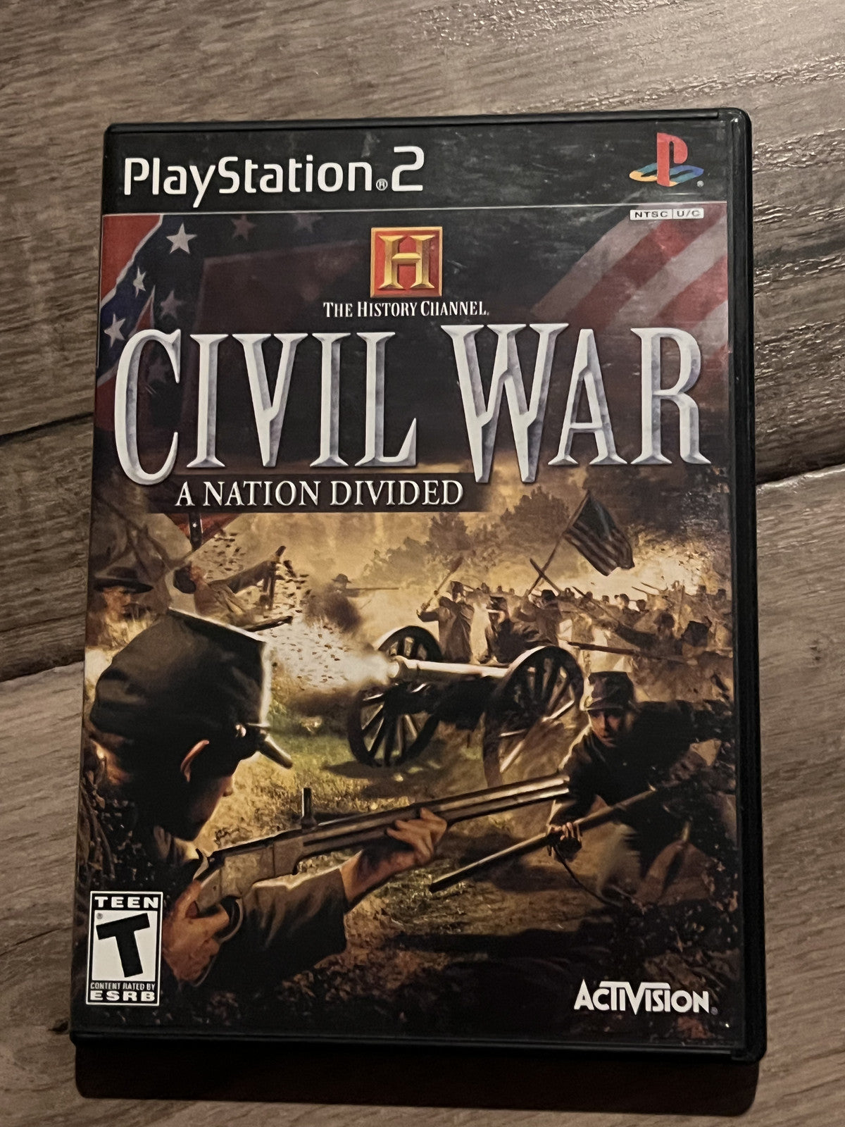 History Channel Civil War A Nation Divided (Sony Playstation 2 PS2, 2006) CIB
