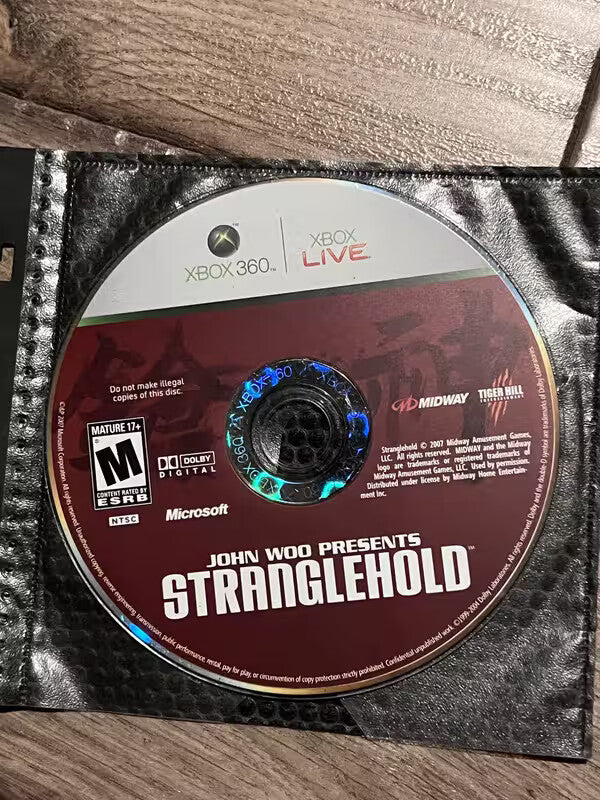 Stranglehold (Microsoft Xbox 360, 2007) DISC ONLY