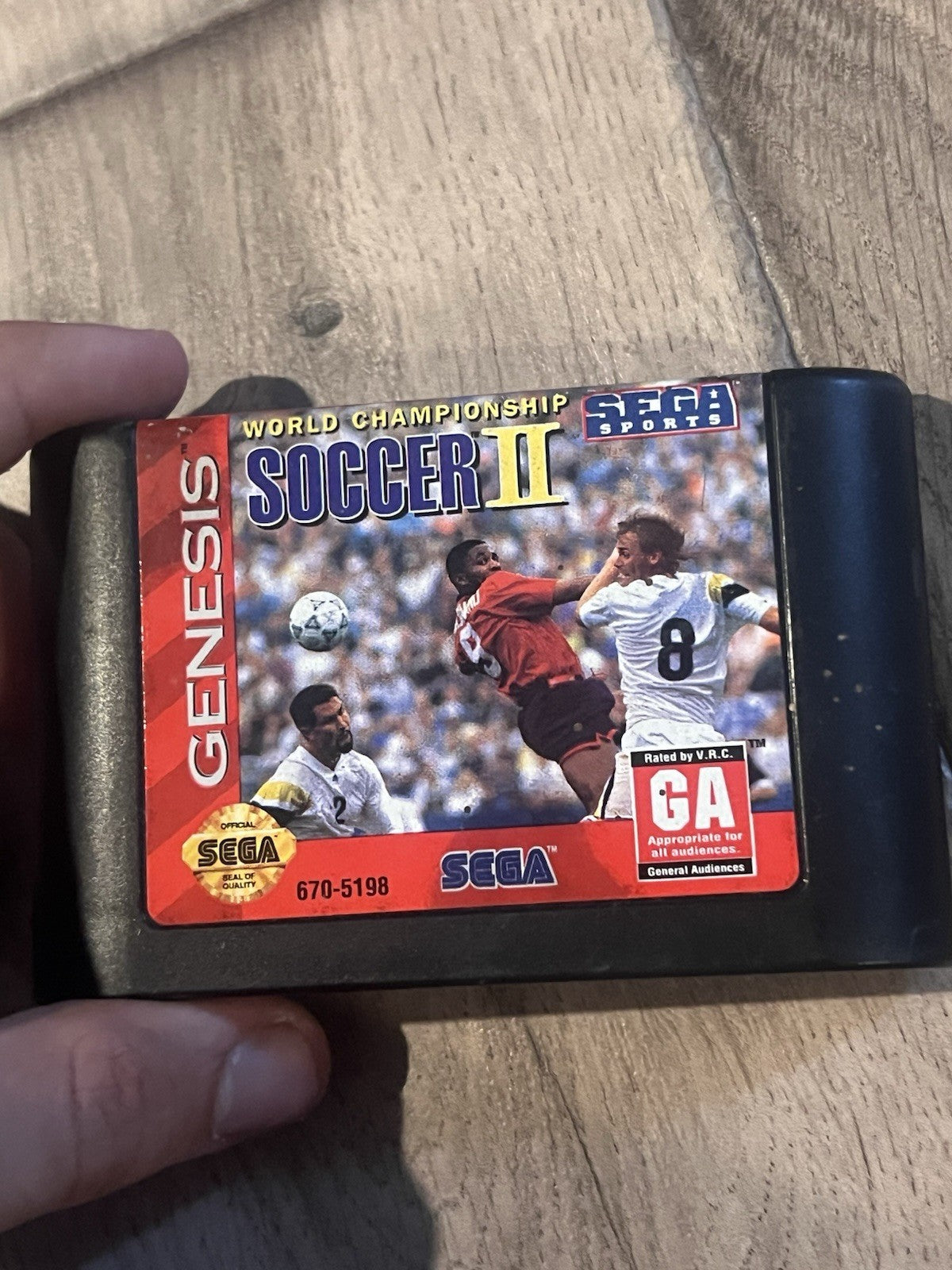 World Championship Soccer 2 (Sega Genesis, 1994) CART ONLY