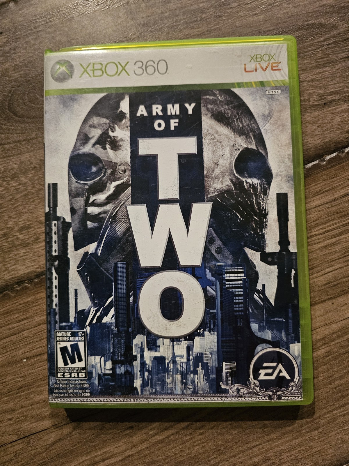 Army of Two (Microsoft Xbox 360, 2008) CIB COMPLETE