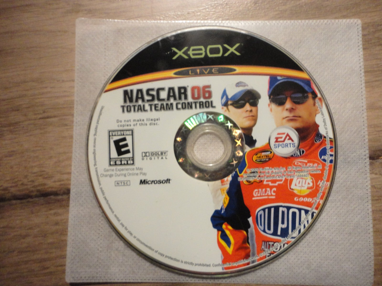 NASCAR 06: Total Team Control (Microsoft Xbox, 2005) DISC ONLY
