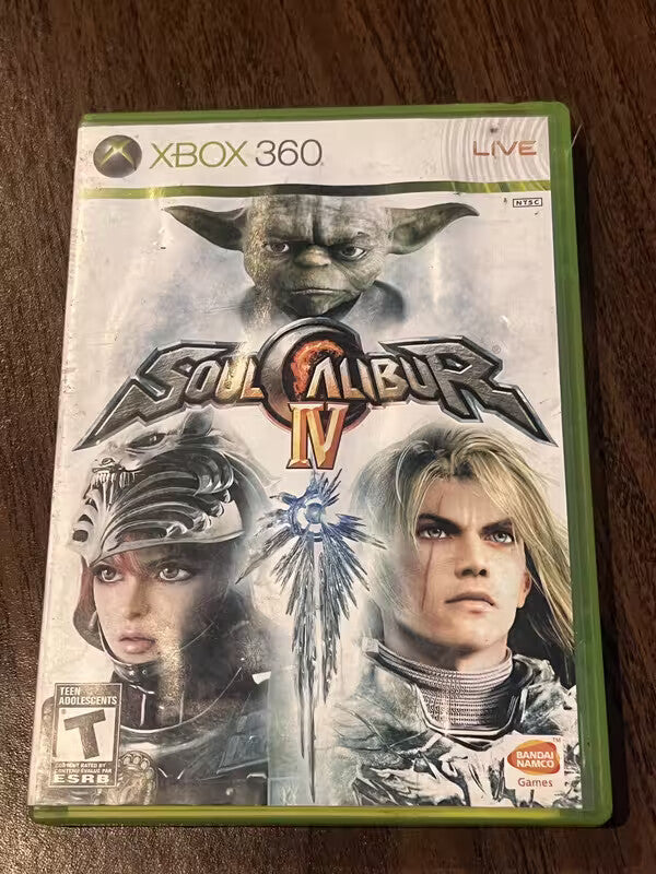 Soul Calibur IV (Microsoft Xbox 360, 2008) CIB COMPLETE IN BOX