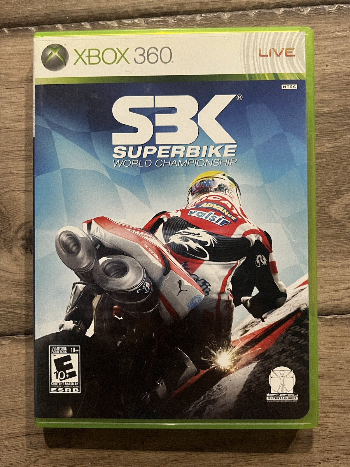 SBK: Superbike World Championship (Microsoft Xbox 360, 2009) NO MANUAL