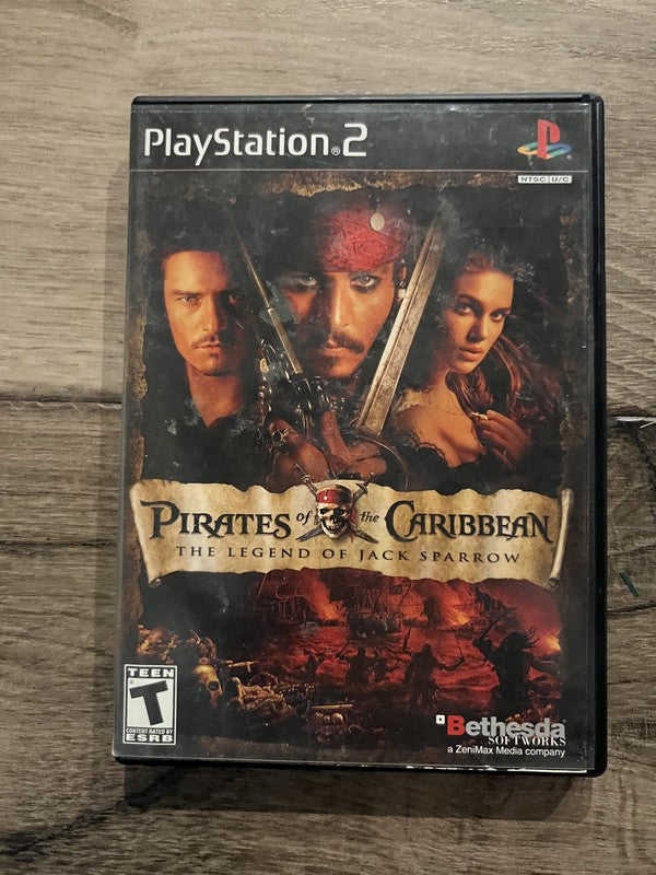 Pirates of the Caribbean Legend of Jack Sparrow (PlayStation 2, 2006) NO MANUAL