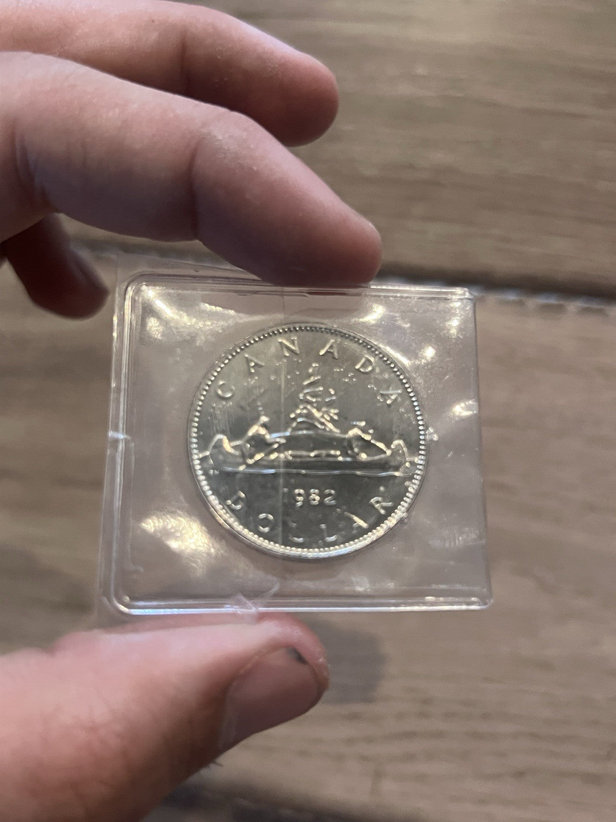Canada 1982 $1 Coin Voyageur Dollar