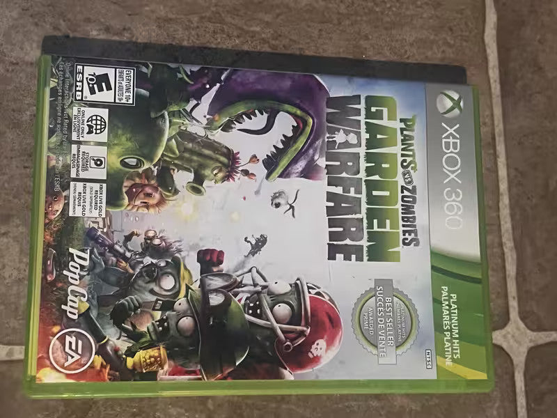 Plants vs. Zombies: Garden Warfare Platinum Hits (Microsoft Xbox 360, 2014) CIB