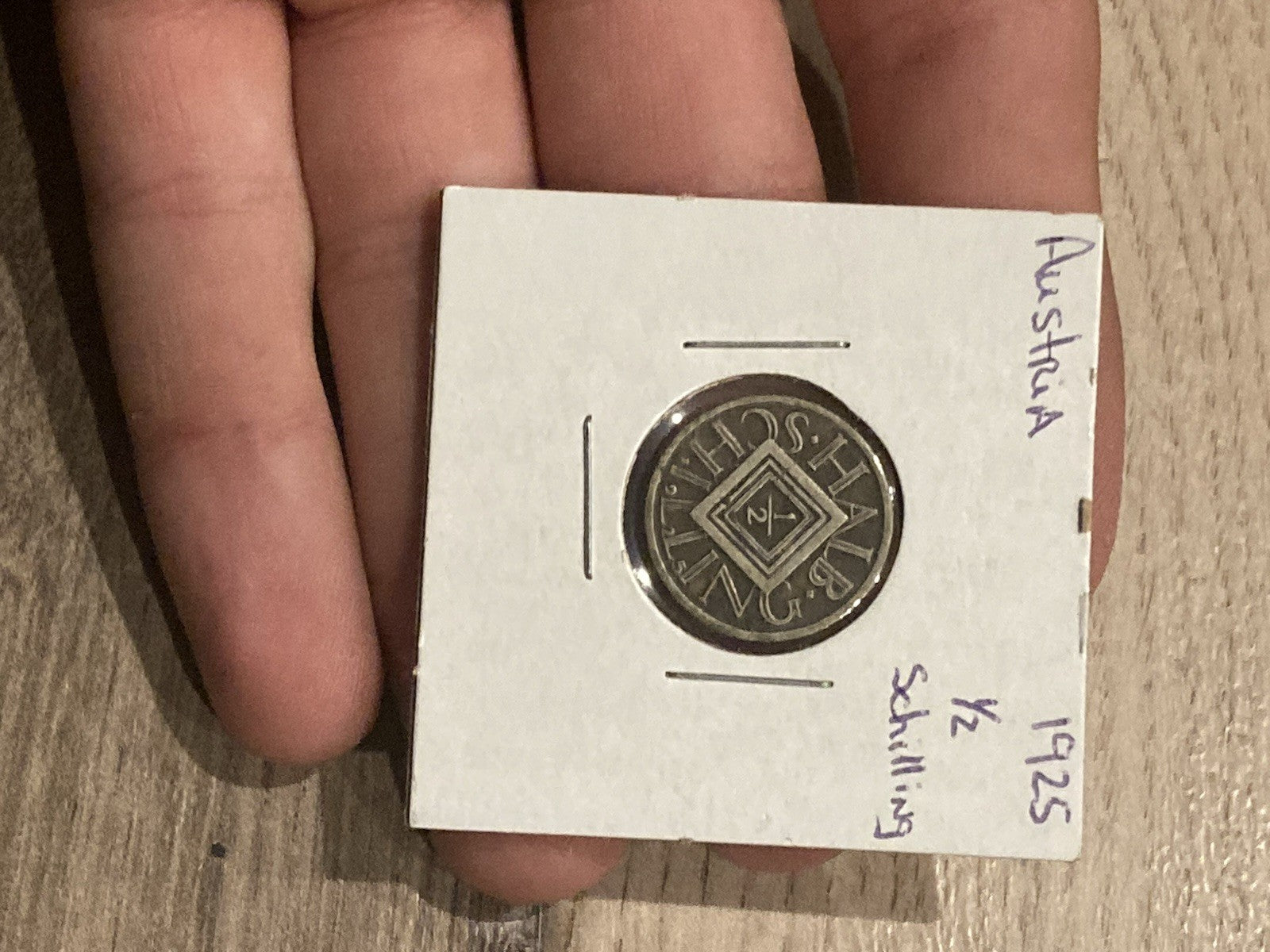 Autriche Austria Osterreich 1/2 schilling 1925