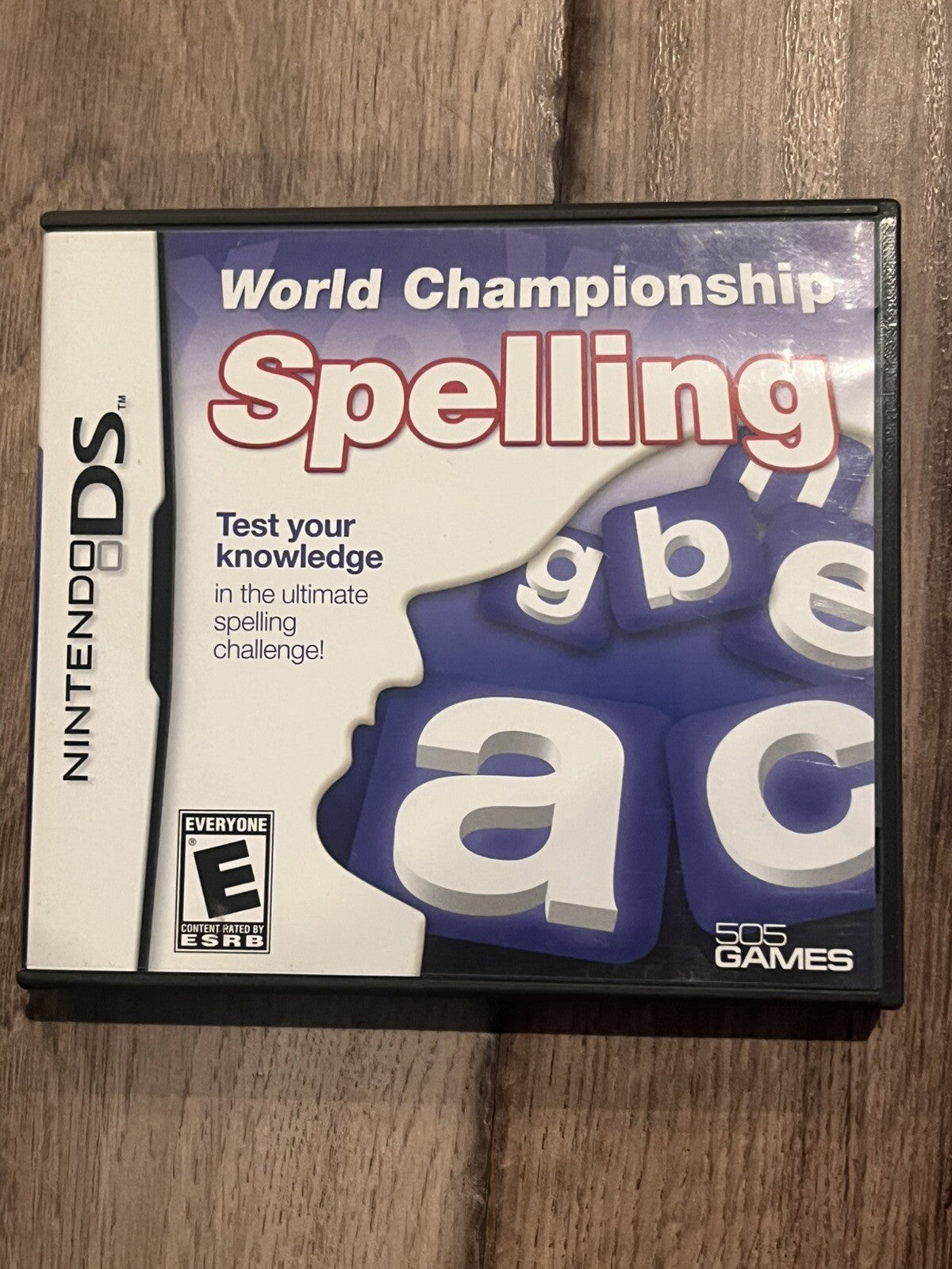 World Championship Spelling (Nintendo DS, 2010) CIB COMPLETE