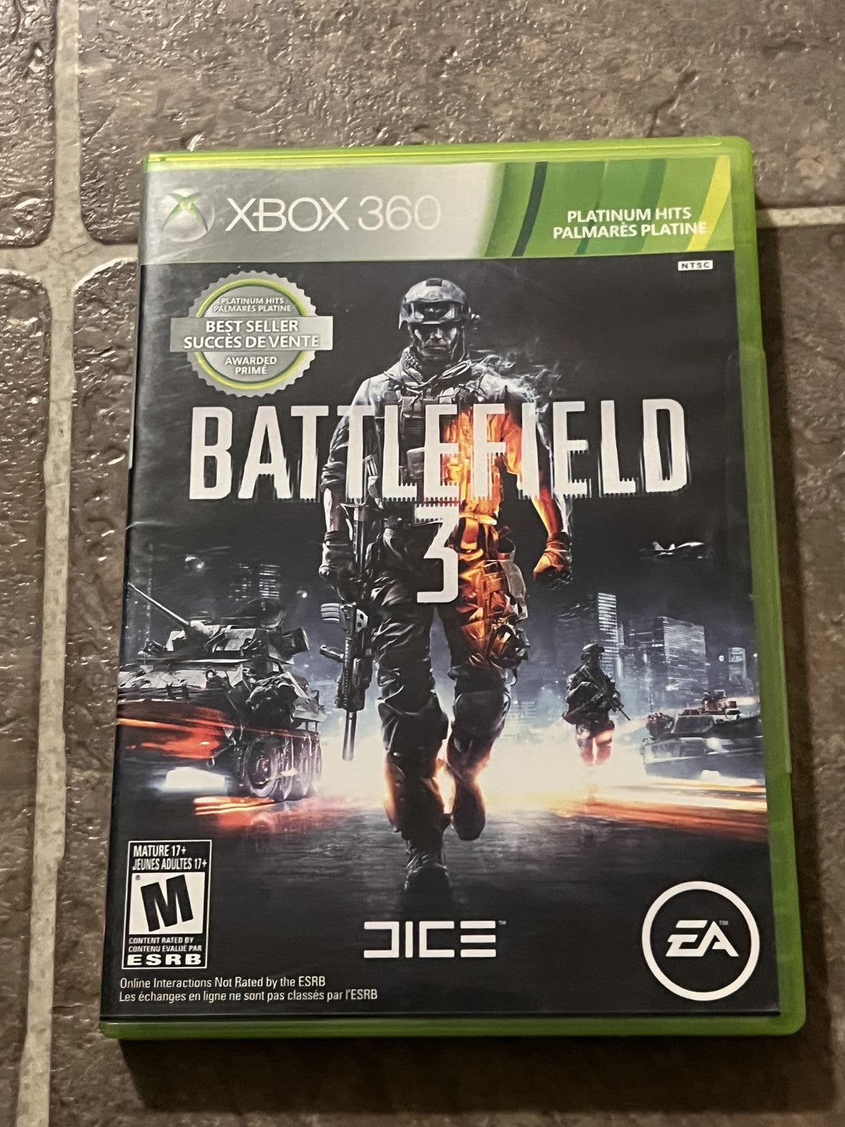 Battlefield 3: Platinum Hits (Microsoft Xbox 360, 2011) CIB COMPLETE