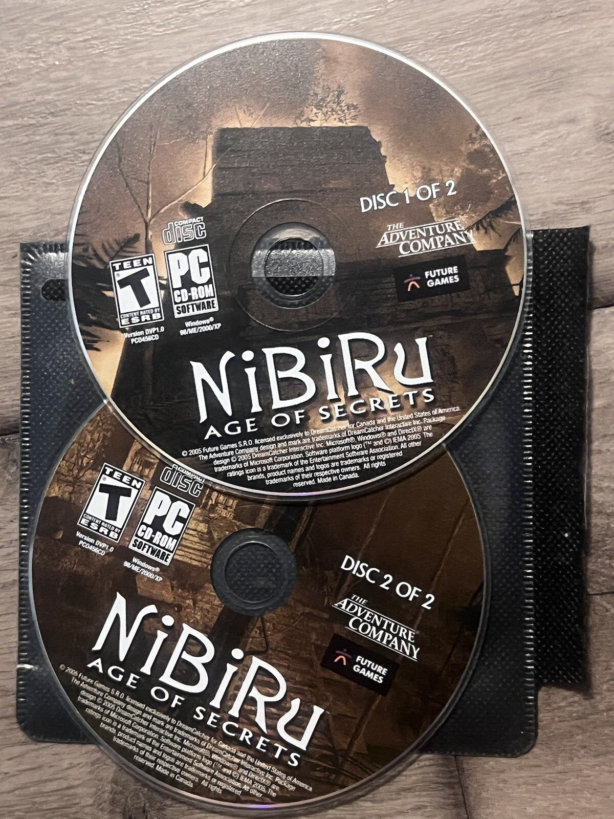 NiBiRu: Age of Secrets (PC, 2005) DISCS ONLY