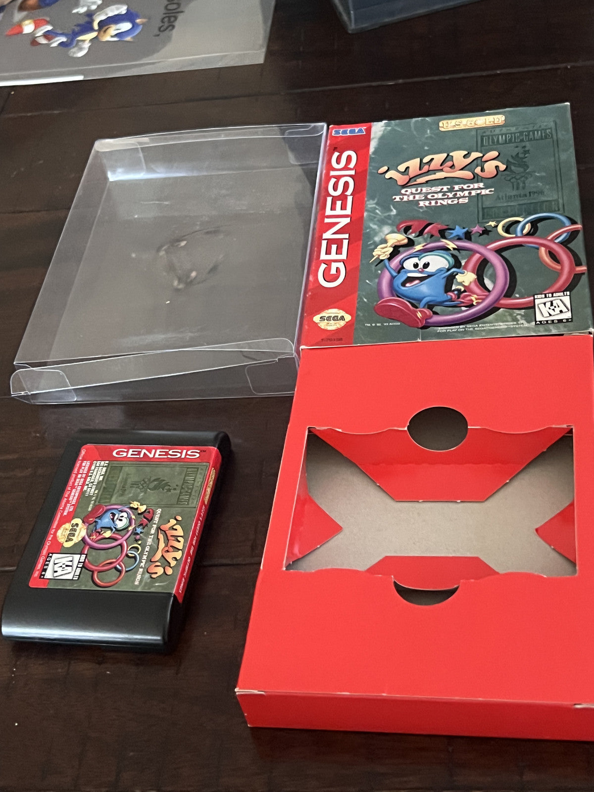 Izzy's Quest for the Olympic Rings (Sega Genesis, 1995) CIB COMPLETE IN BOX