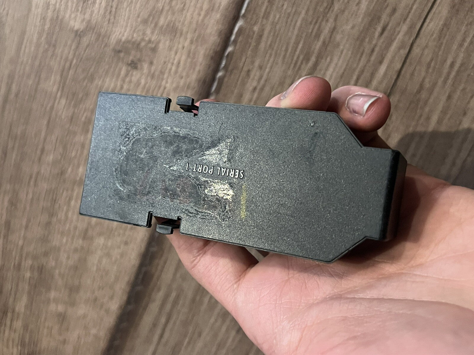 Nintendo Serial Port 1 Cover Black For Nintendo GameCube Console