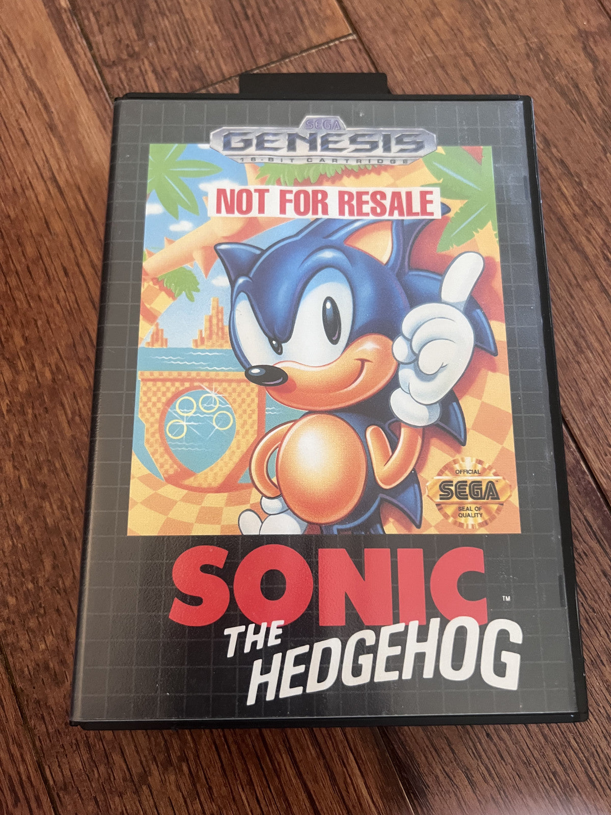 Sonic the Hedgehog: Not For Resale (Sega Genesis, 1991) NO MANUAL