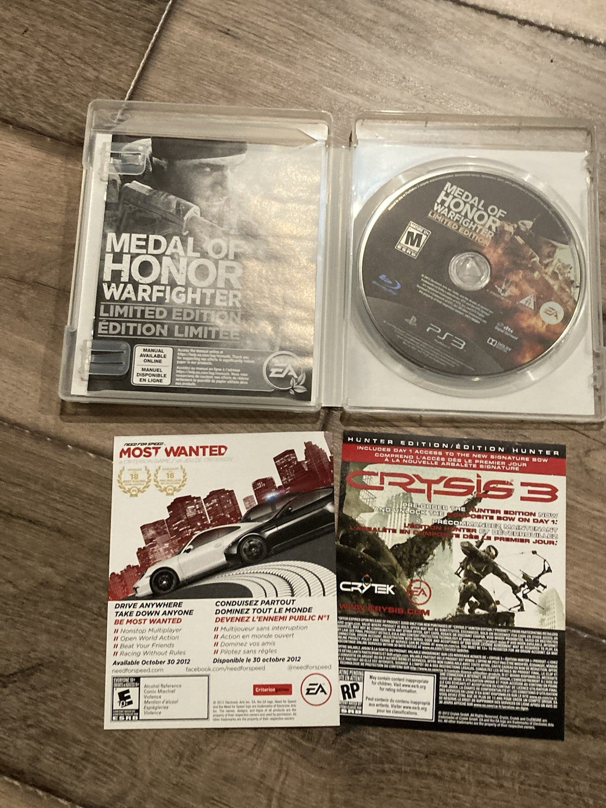 Medal of Honor Warfighter (Sony Playstation 3, 2012) CIB COMPLETE