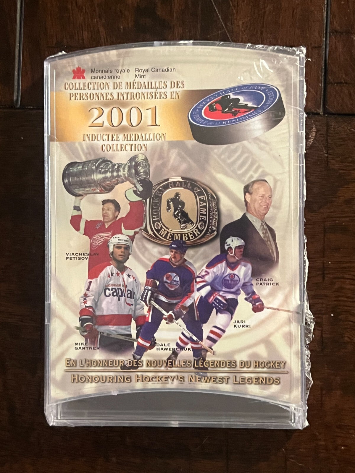 2001 Canada Hockey: Inductee Medallion Collection NEW SEALED