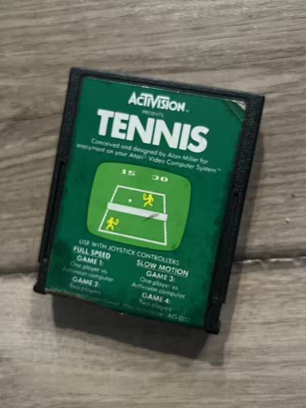 Tennis (Atari 2600, 1981) CART ONLY