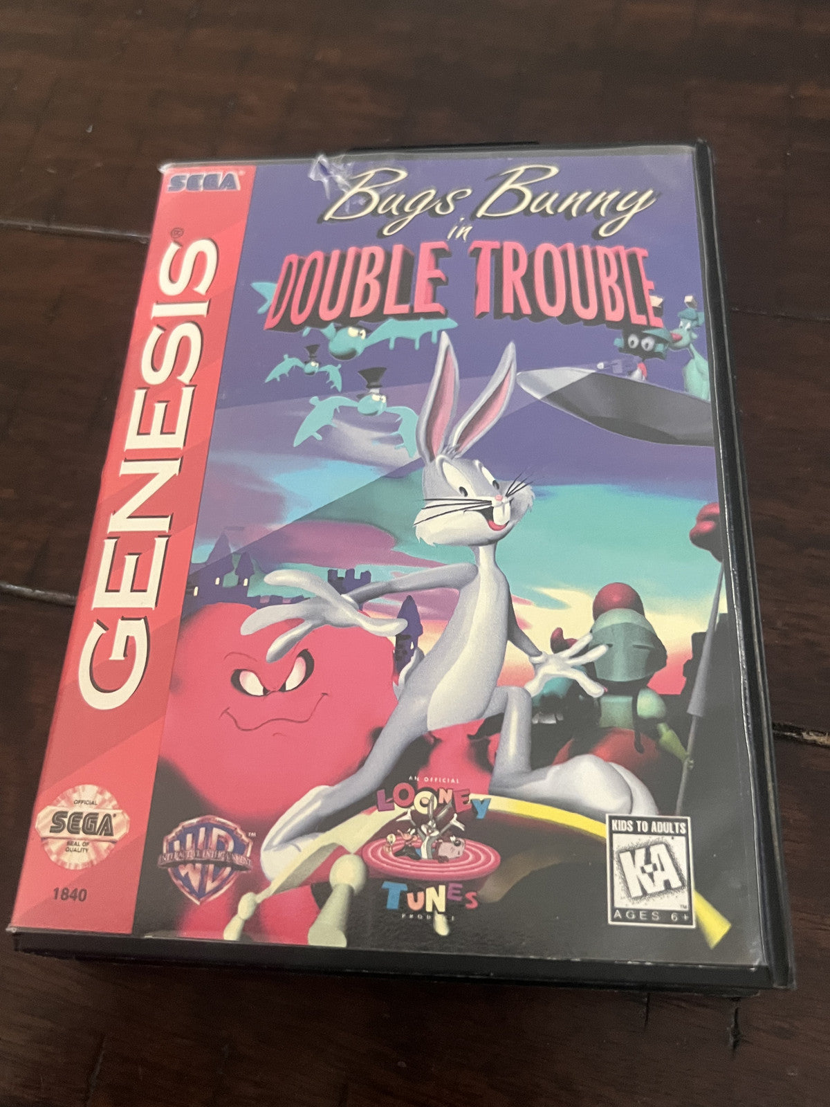 Bugs Bunny Double Trouble (Sega Genesis, 1996) NO MANUAL