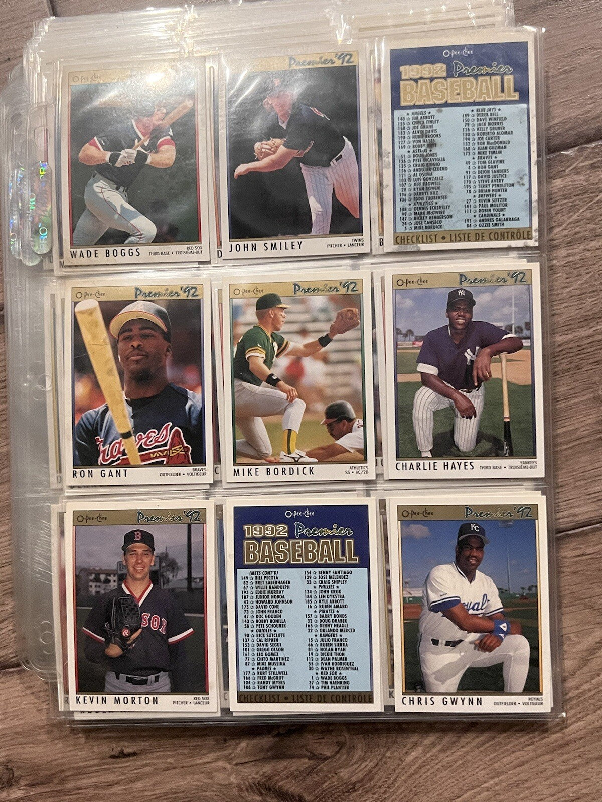 1992 Complete Set 1-198 Opc Premier Wade Boggs Frank Thomas etc..