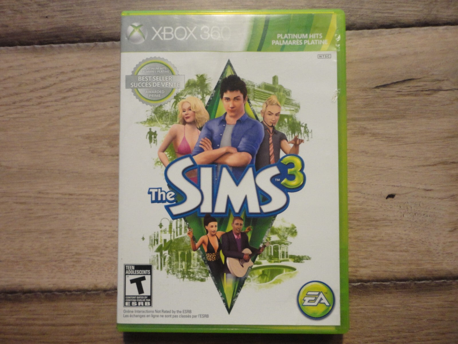 The Sims 3 {Platinum Hits} (Microsoft Xbox 360, 2010) CIB