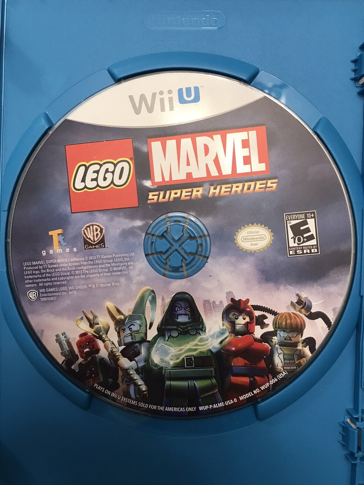 LEGO Marvel Super Heroes (Nintendo Wii U, 2013) DISC ONLY