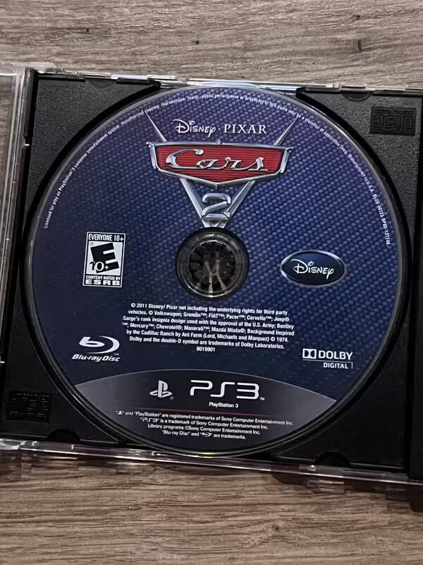 Cars 2 (Sony Playstation 3, 2011) DISC ONLY