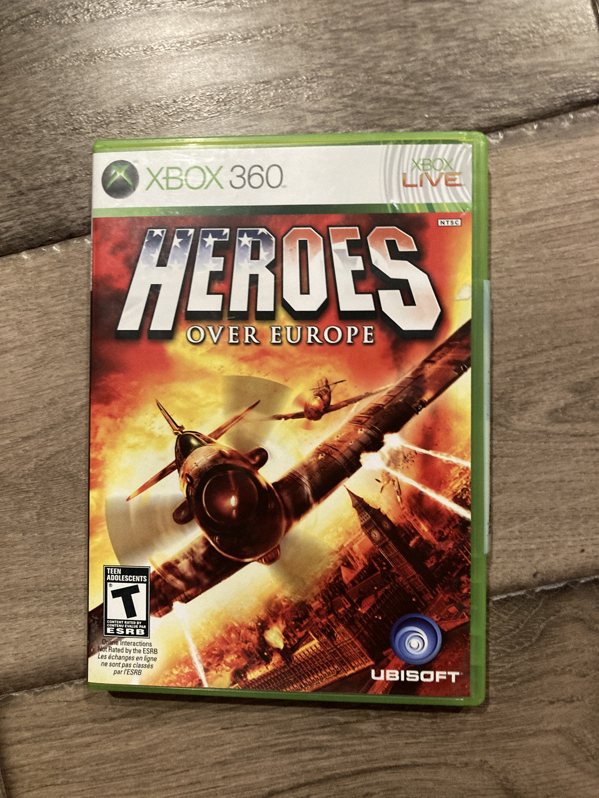 Heroes Over Europe (Microsoft Xbox 360, 2009) CIB COMPLETE