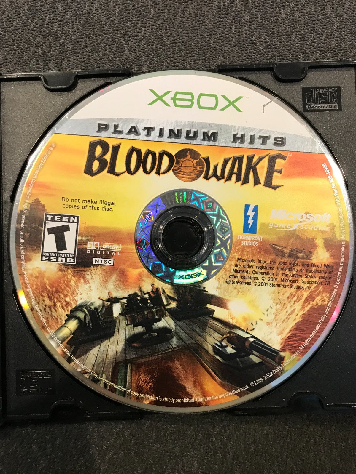 Blood Wake, PLATINUM HITS (Microsoft Xbox, 2002) DISC ONLY
