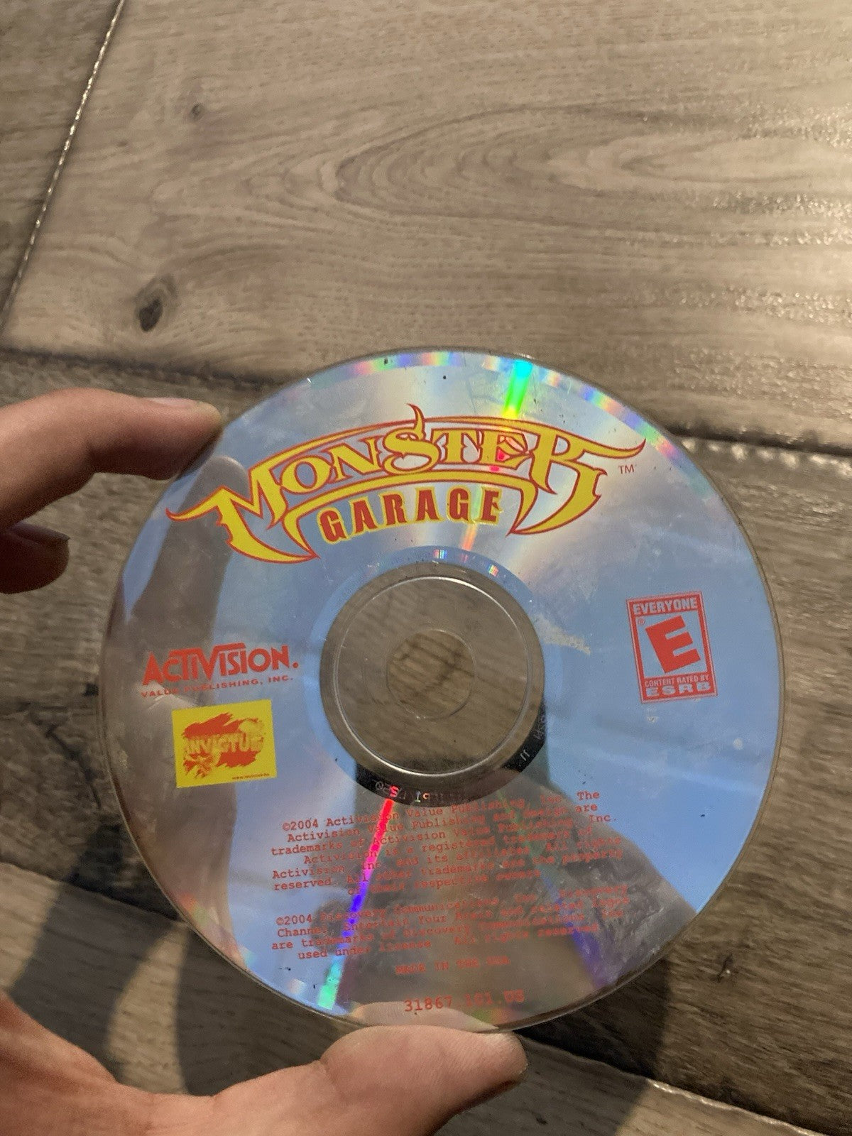 Monster Garage The Game - Computer (PC, 2004) DISC ONLY