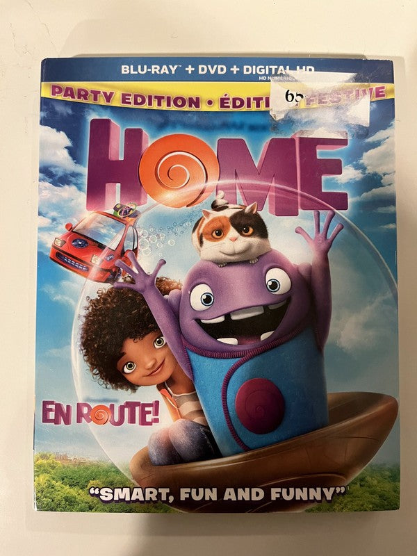 Home (Blu-Ray, DVD, 2015) CIB WITH SLIP COVER