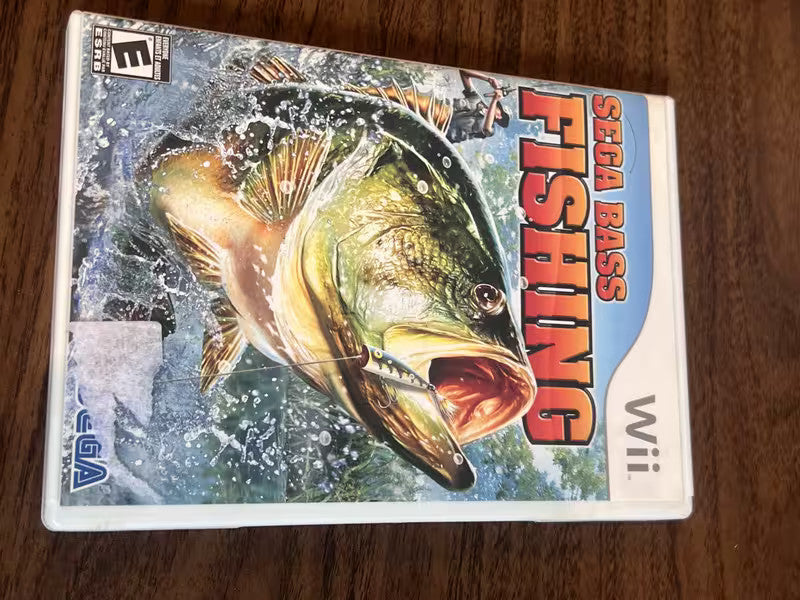 Sega Bass Fishing (Nintendo Wii, 2008) CIB