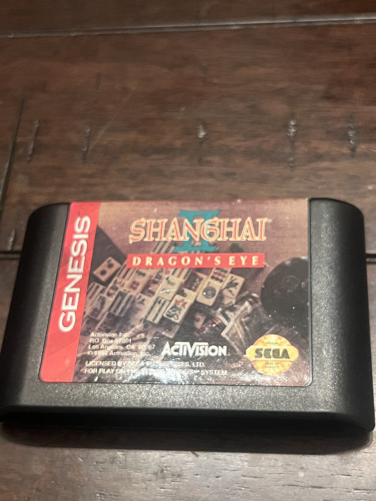 Shanghai II 2 Dragon's Eye (Sega Genesis, 1994) CART ONLY
